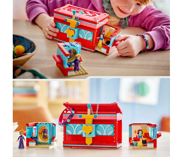LEGO DISNEY PRINCESS 43276 Szkatułka na biżuterię z Królewną Śnieżką - 1248596 - zdjęcie 5